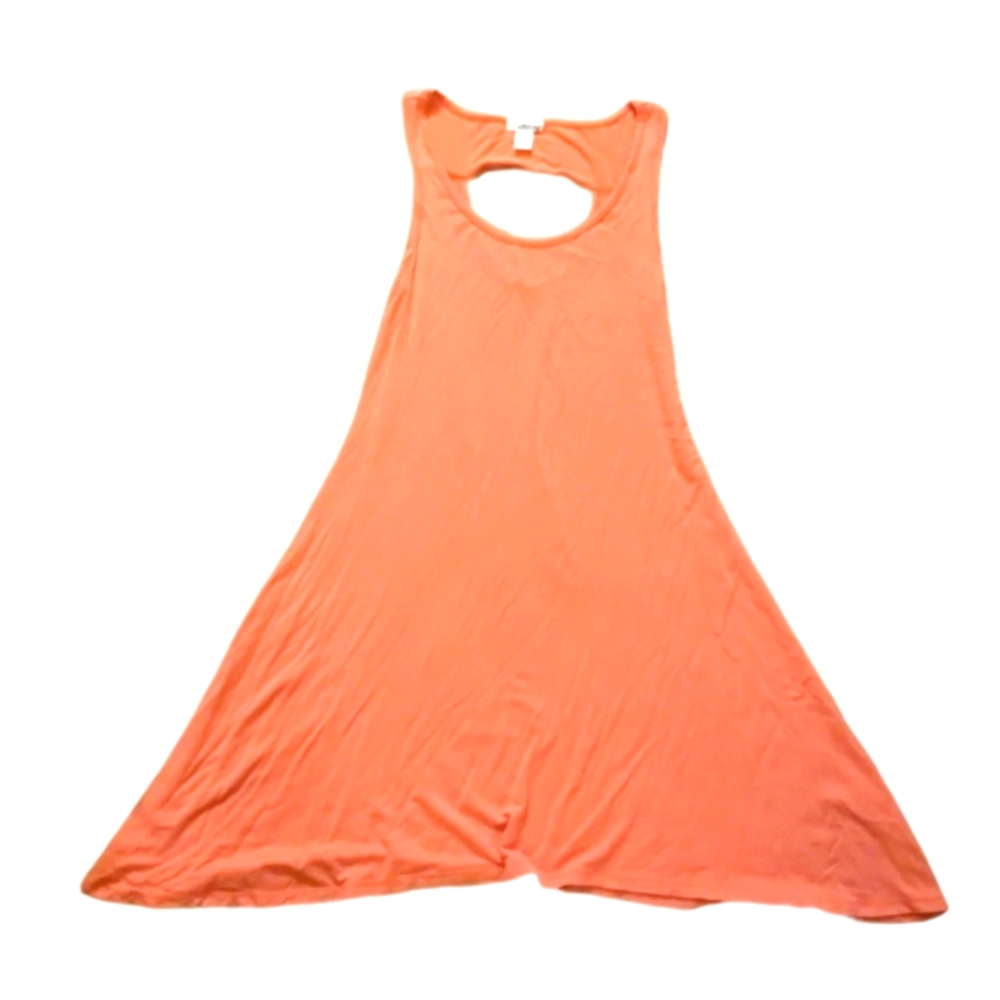 Coral Sleeveless Dress